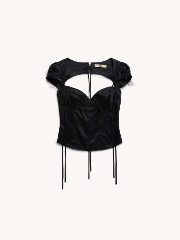 KNWLS Beth Blouse Black