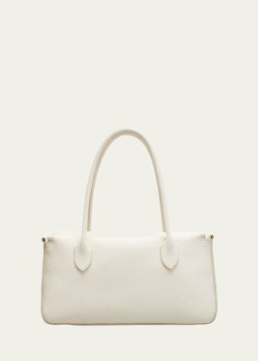 The Row Pebbled Leather Top Handle Bag