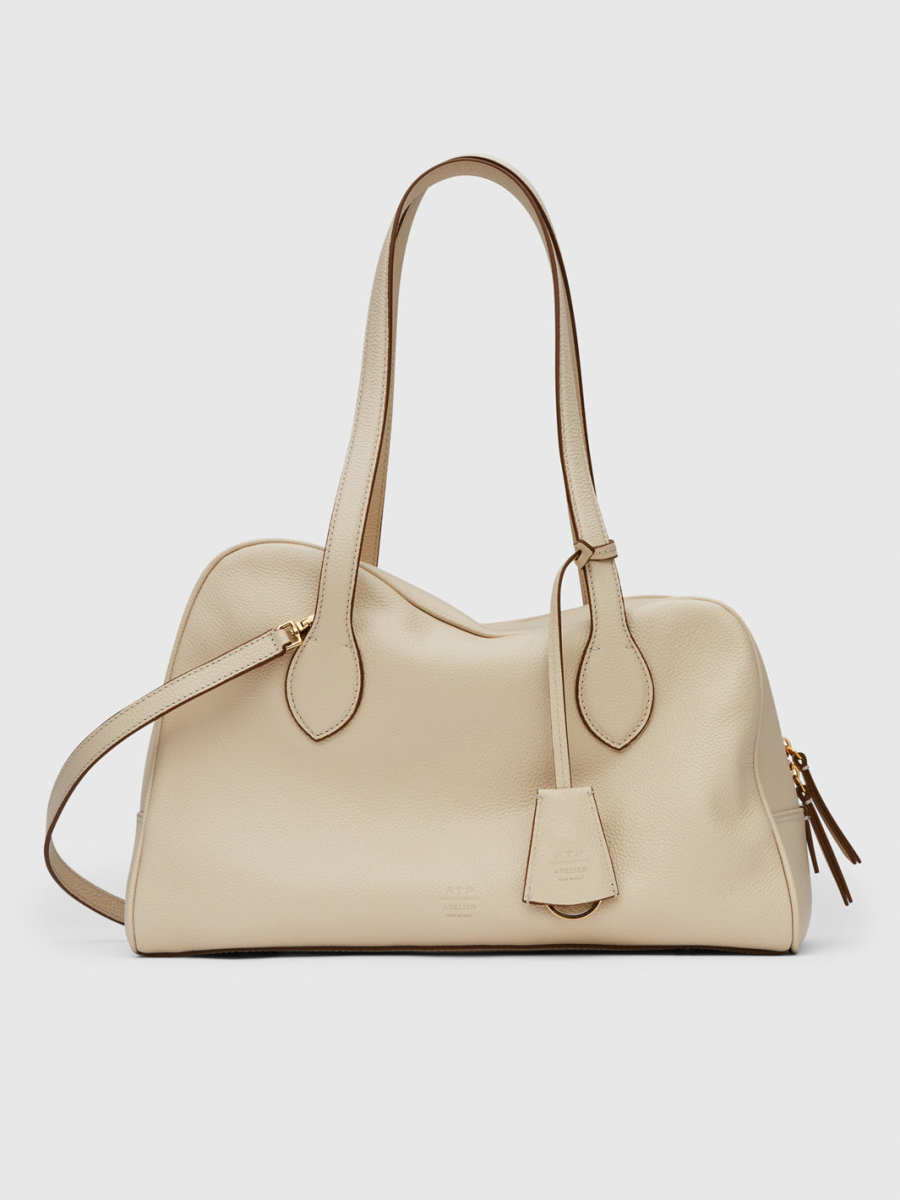 ATP Atelier Noale Mandorla Grained Leather Top handle bag