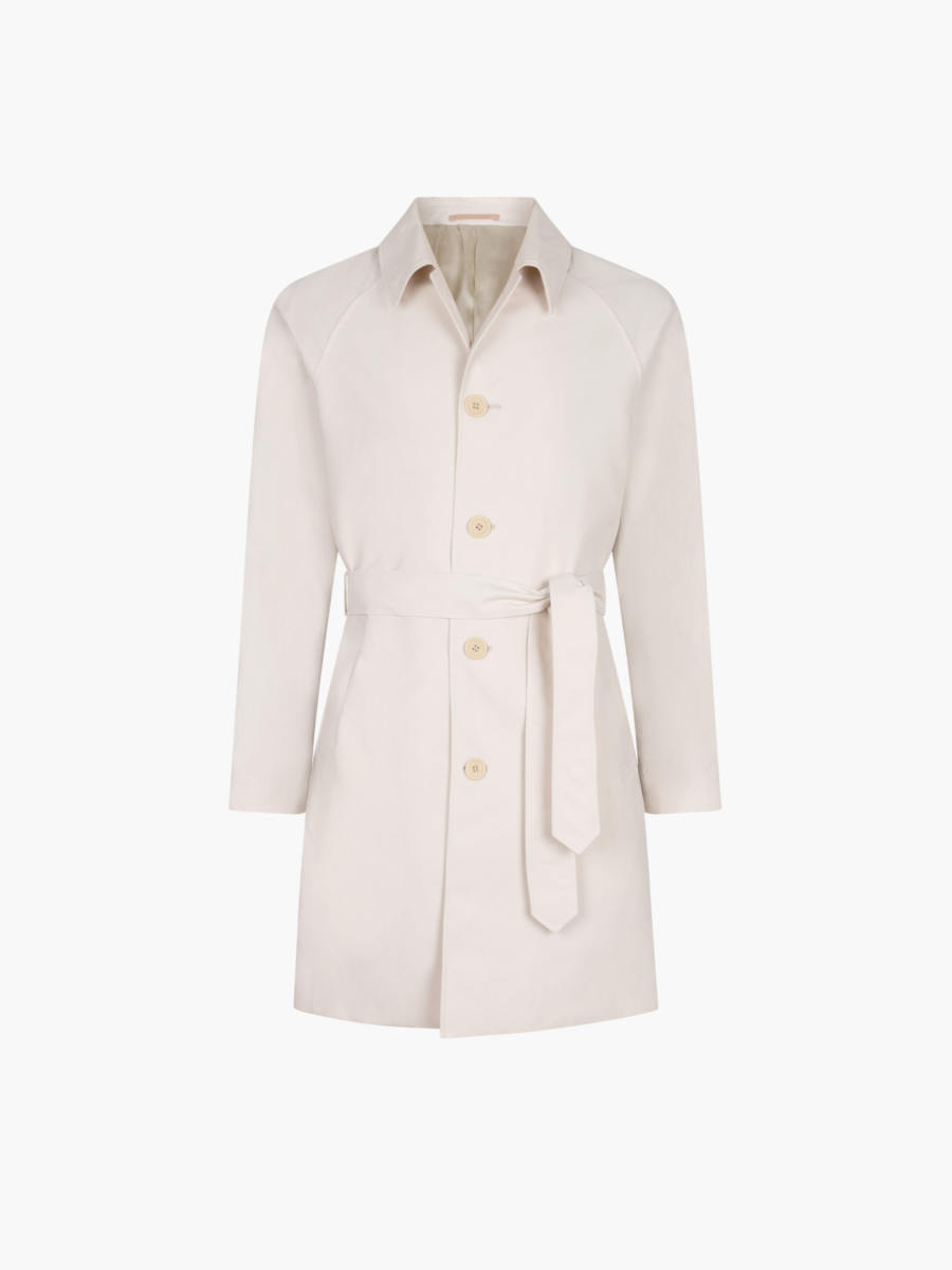 REZA Vince Raglan Trenchcoat Off-White