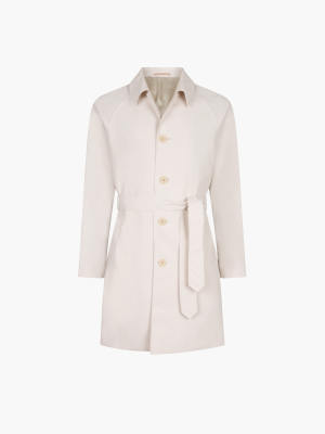 REZA Vince Raglan Trenchcoat Off-White