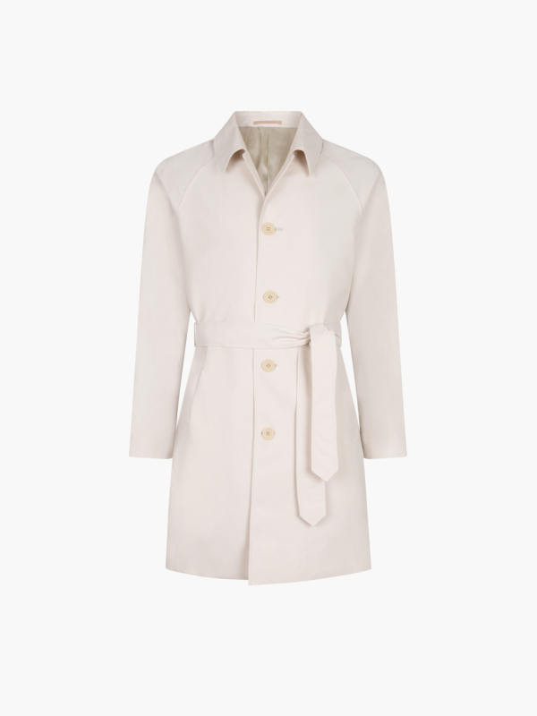 REZA Vince Raglan Trenchcoat Off-White
