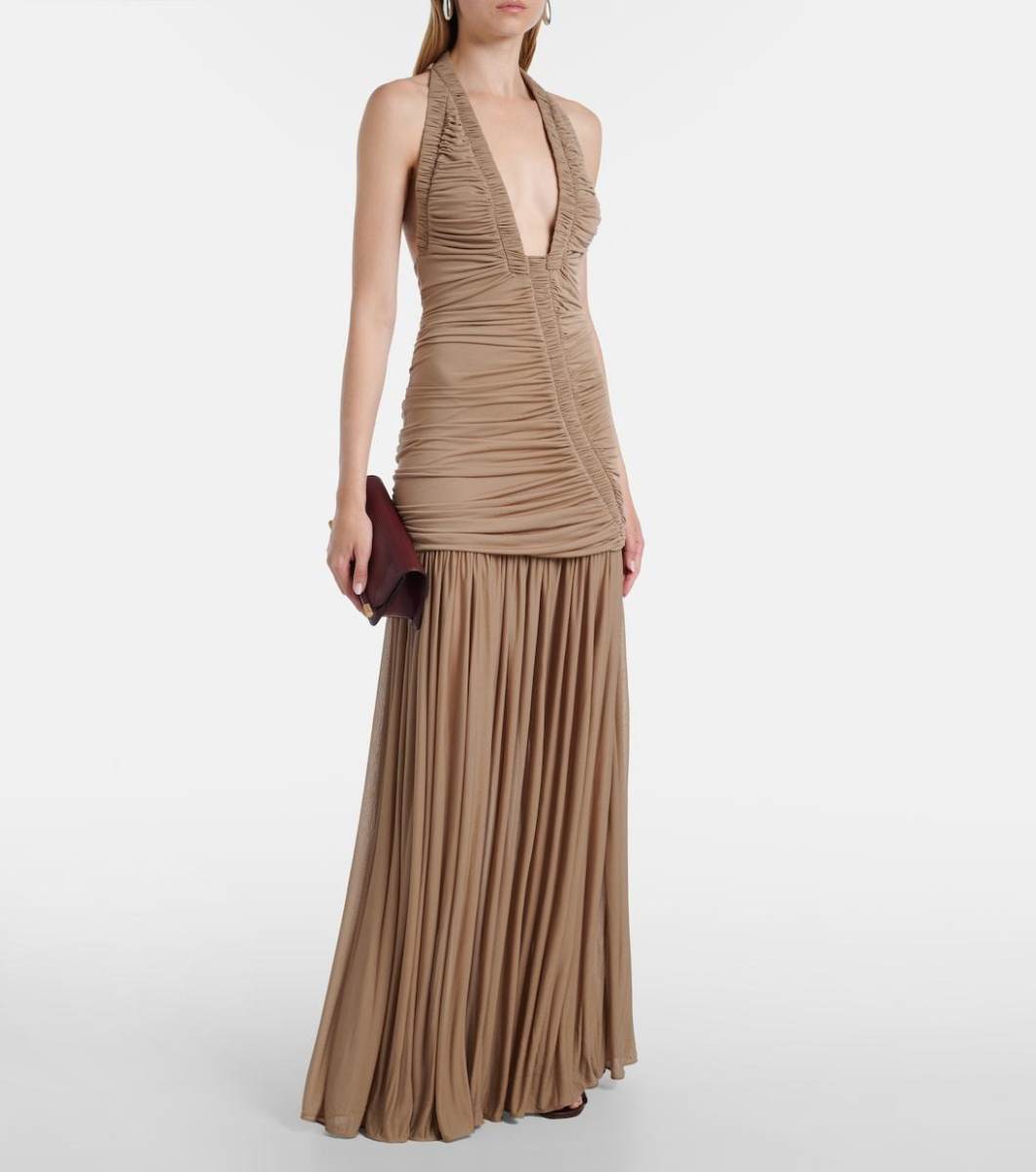 Christopher Esber Orion gathered ruched gown