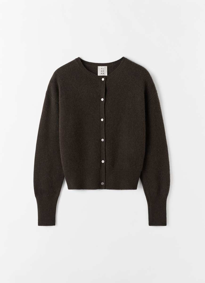 ALMADA LABEL Coco Cardigan, chocolate