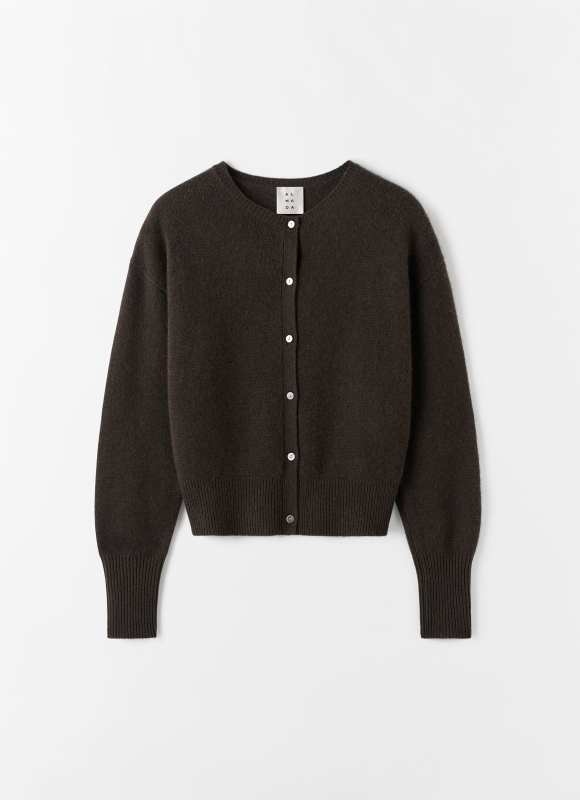 ALMADA LABEL Coco Cardigan, chocolate