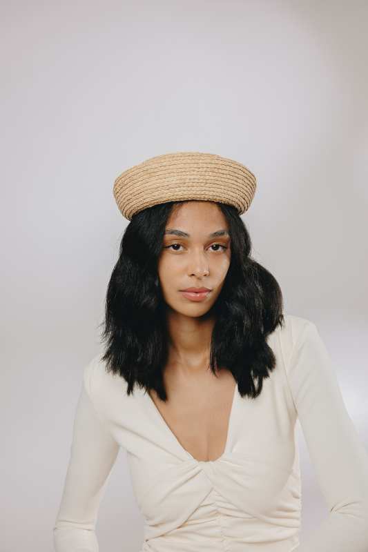 Gigi Burris Laura | Natural Raffia