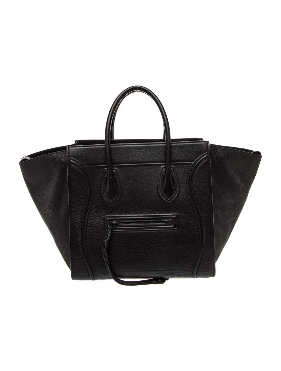 CELINE Leather Luggage Phantom Medium