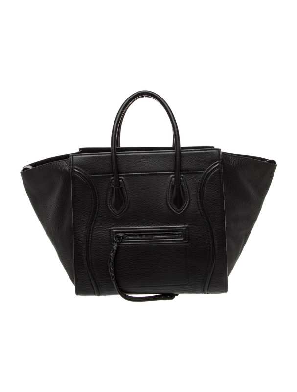 CELINE Leather Luggage Phantom Medium