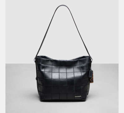 Coach Alter/Ego Hobo Bag In Checkerboard Upcrafted Leather