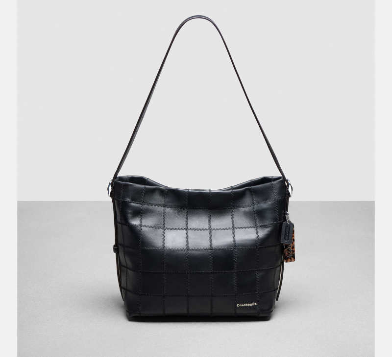 Coach Alter/Ego Hobo Bag In Checkerboard Upcrafted Leather