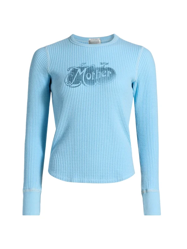 Good American Itty Bitty Goodie Goodie Thermal Long-Sleeve Shirt