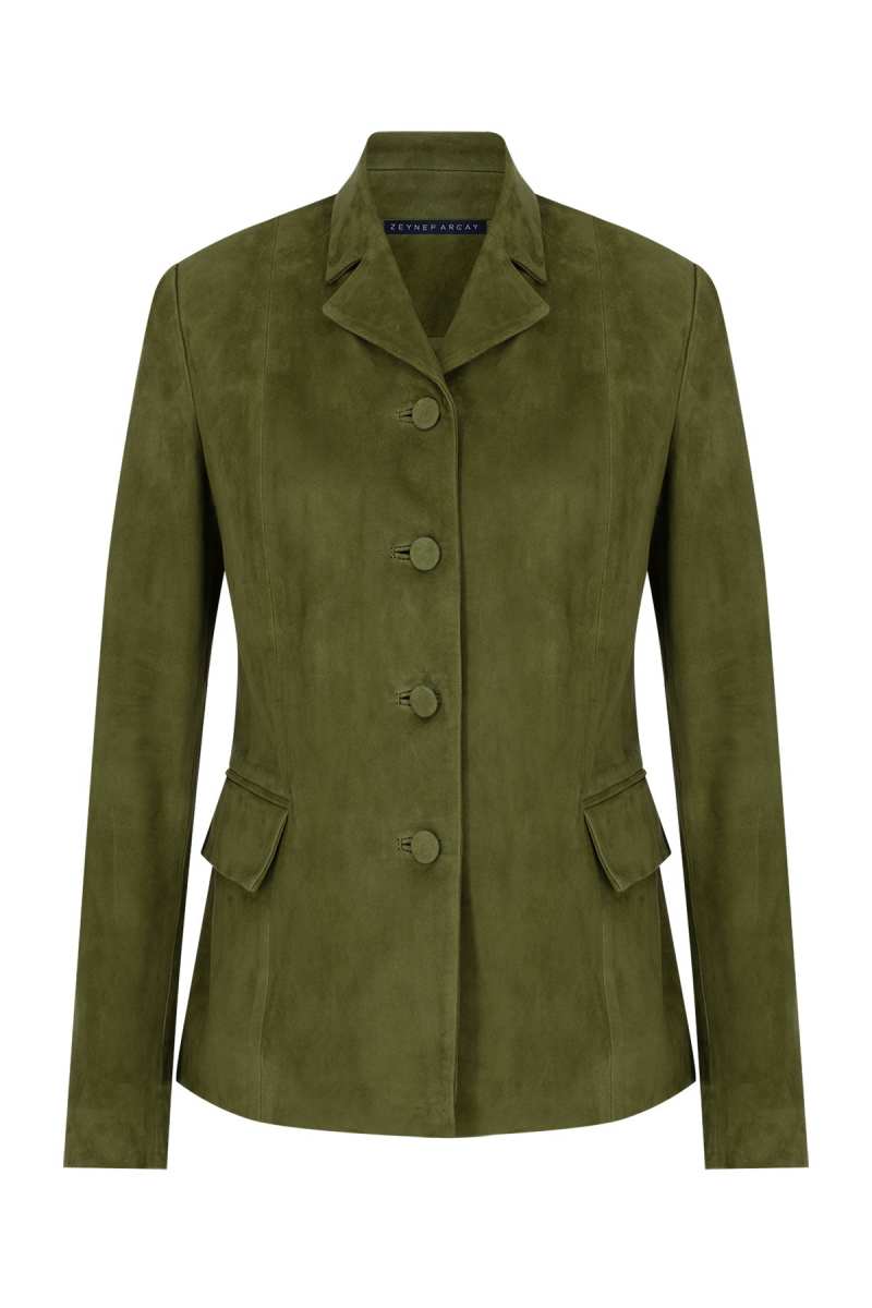 ZEYNEP ARCAY Vintage Suede Blazer