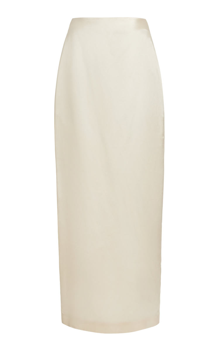 The Row Bartelle Silk Maxi Pencil Skirt