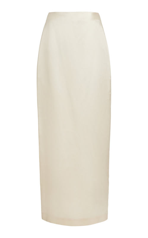 The Row Bartelle Silk Maxi Pencil Skirt