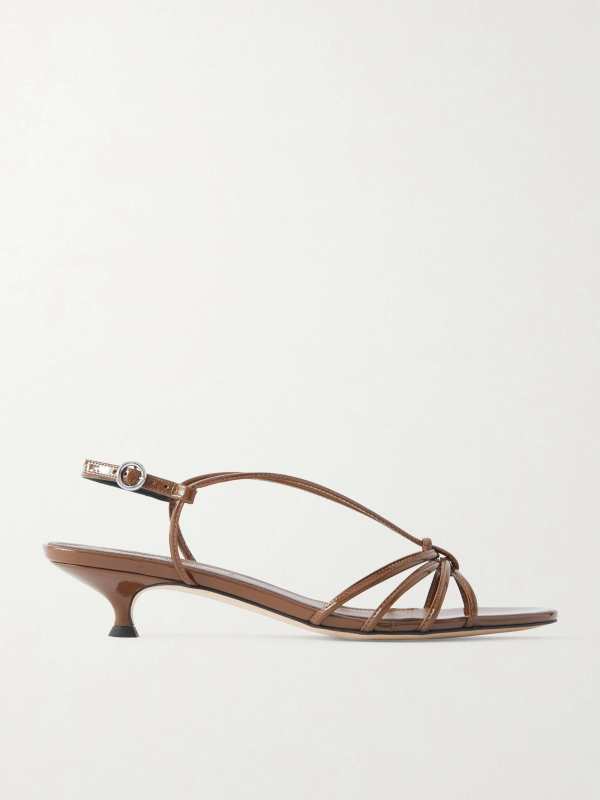 AEYDE Amara patent-leather sandals