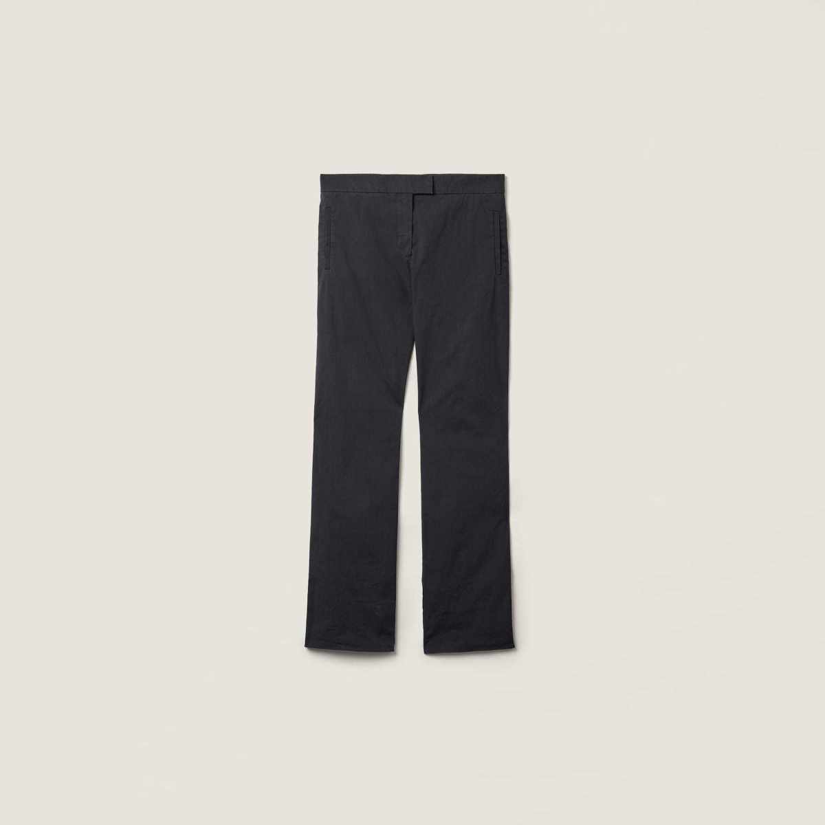 MIU MIU Stretch poplin pants