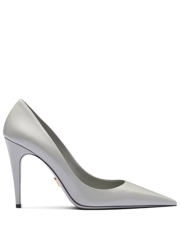 PRADA brushed leather pumps