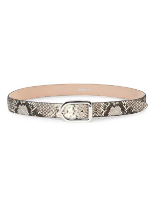 DÉHANCHE Mija Snake-Embossed Leather Belt