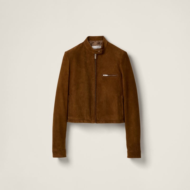 MIU MIU Suede jacket