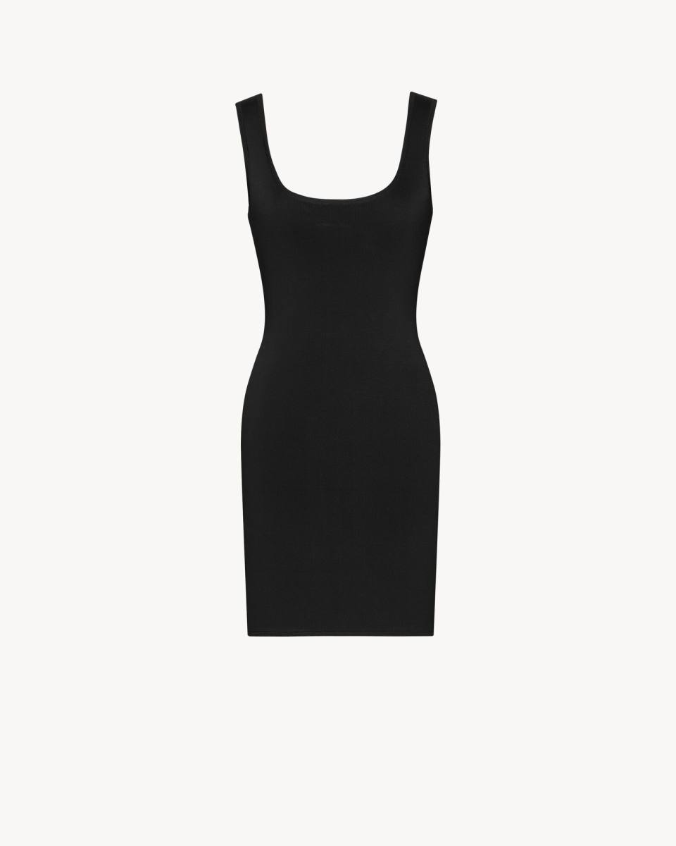Saint Laurent tank mini dress in knit