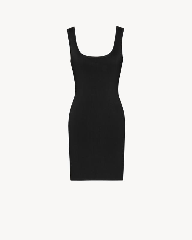 Saint Laurent tank mini dress in knit