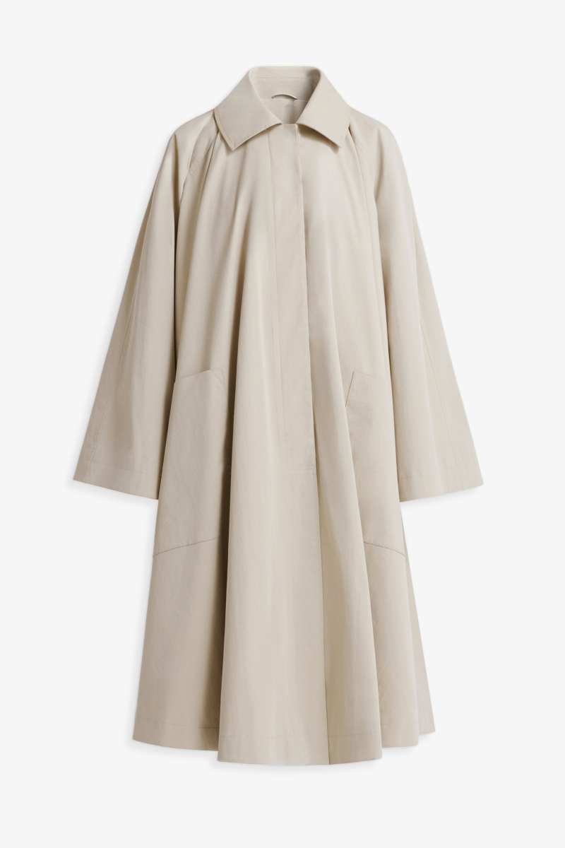NOUR HAMMOUR Jane Graceful Cotton Coat