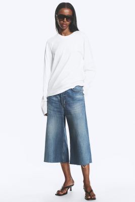 WEEKDAY LONG-SLEEVED BOXY COTTON T-SHIRT