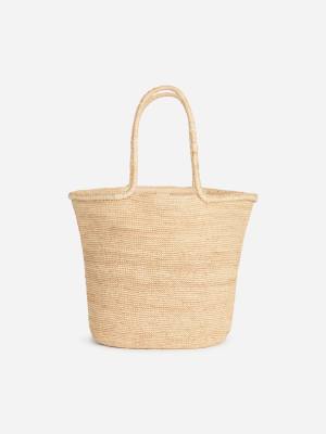 ARKET Raffia Tote Bag