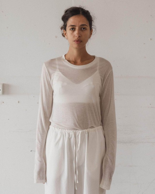 Baserange Long Sleeve Tee - Bamboo Lyocell