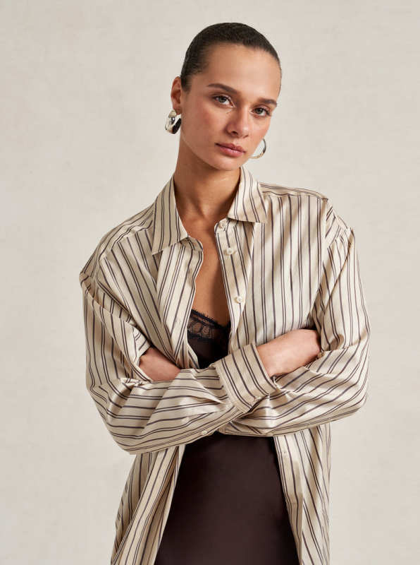 La Ligne The Perfect Silk Shirt