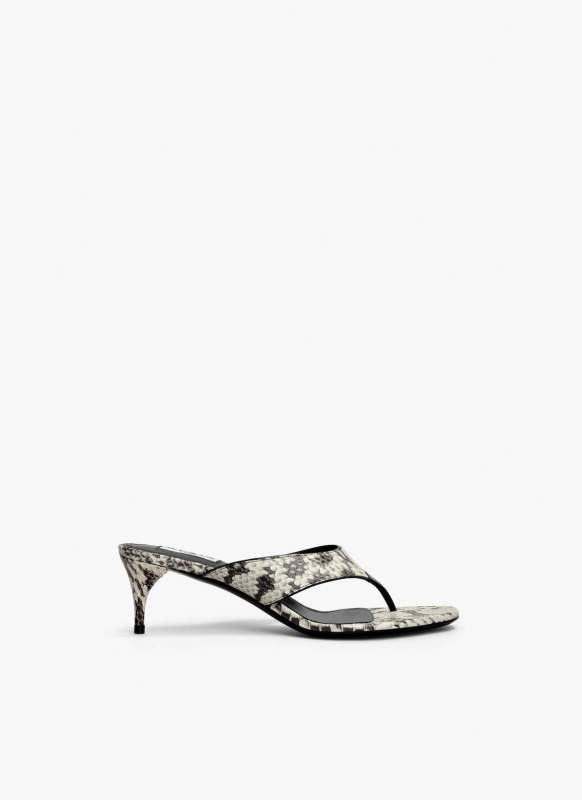 ALAIA INFRADITO THONG MULES IN ELAPHE