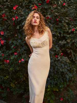 Reformation Hildie Silk Dress
