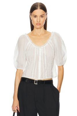 HELSA Voile Peasant Blouse