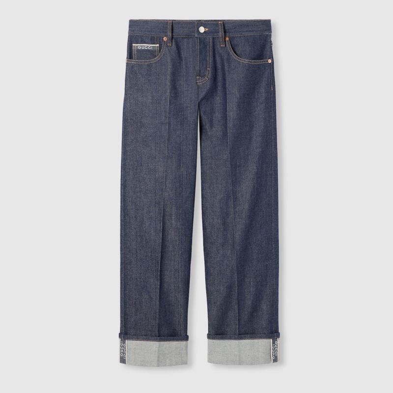 Gucci Denim pants with Gucci selvedge