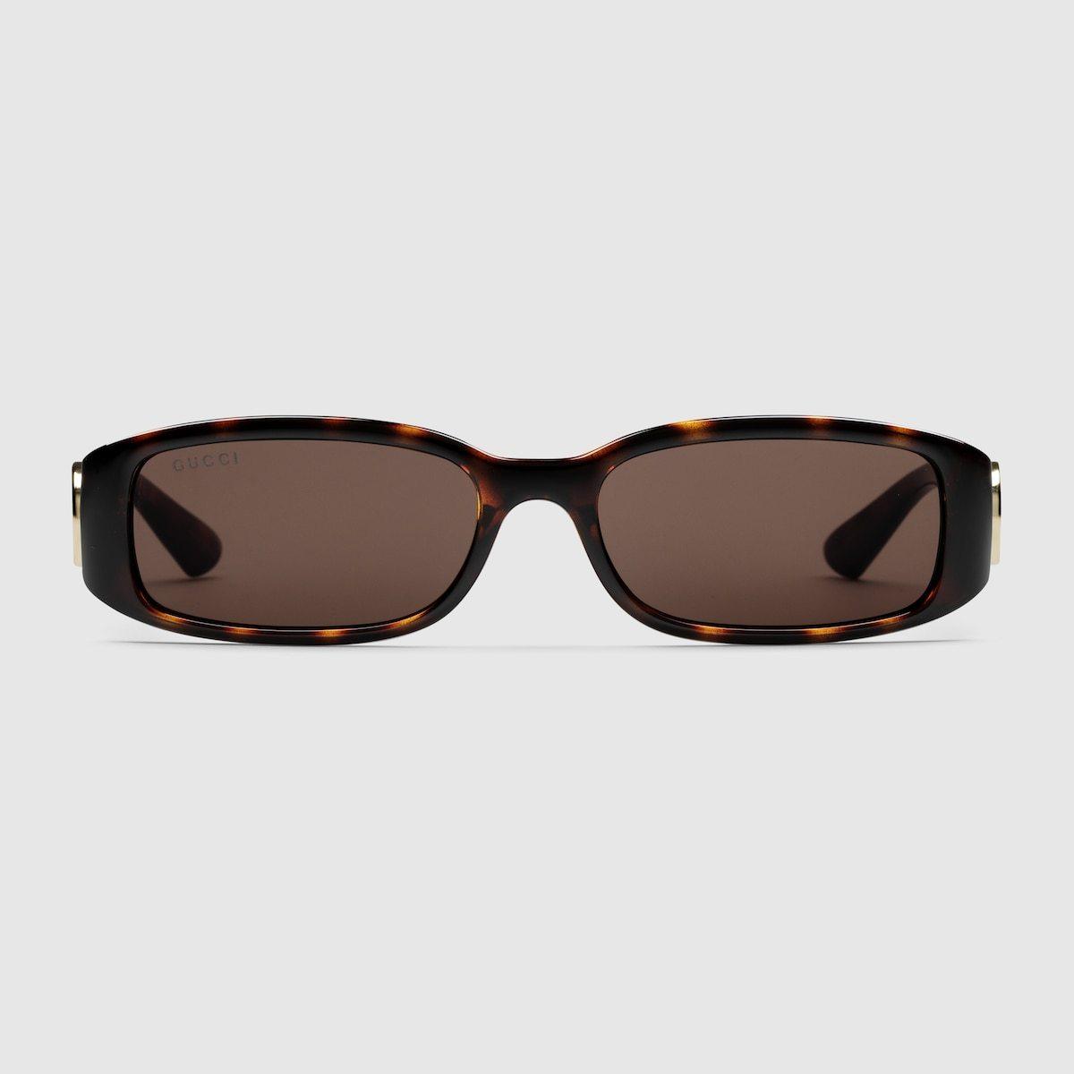Gucci Rectangular frame sunglasses