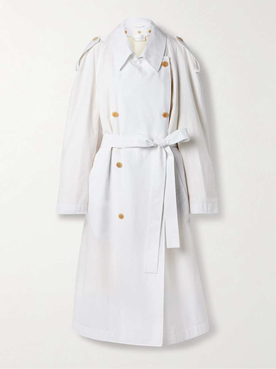 The Row Denver Belted Long Trench Coat