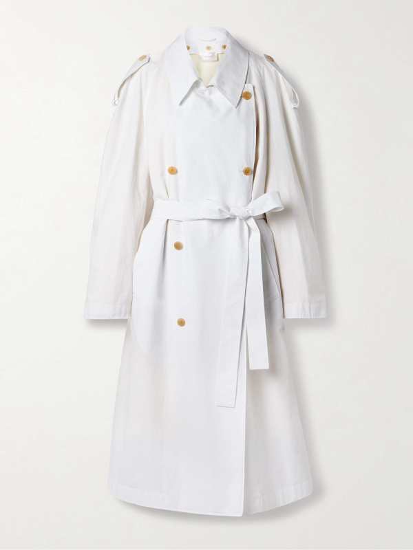 The Row Denver Belted Long Trench Coat