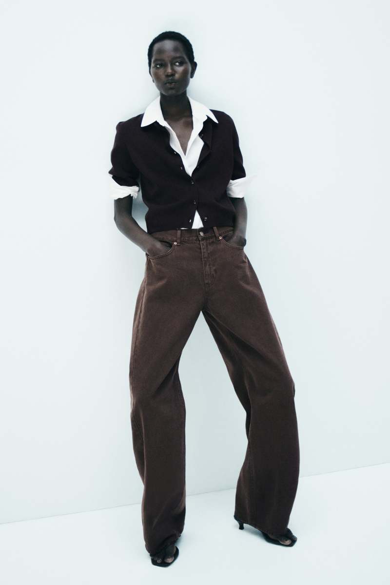 H&M Barrel Regular Waist Jeans