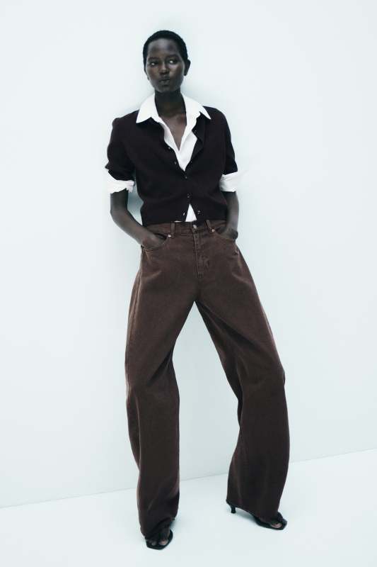H&M Barrel Regular Waist Jeans