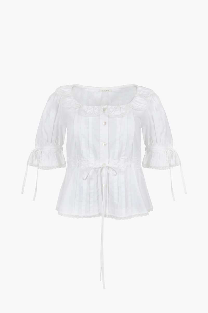 SANDY LIANG MELON TOP IN WHITE
