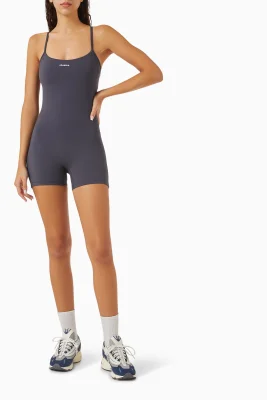 ADANOLA Ultimate Open Back Racer Romper