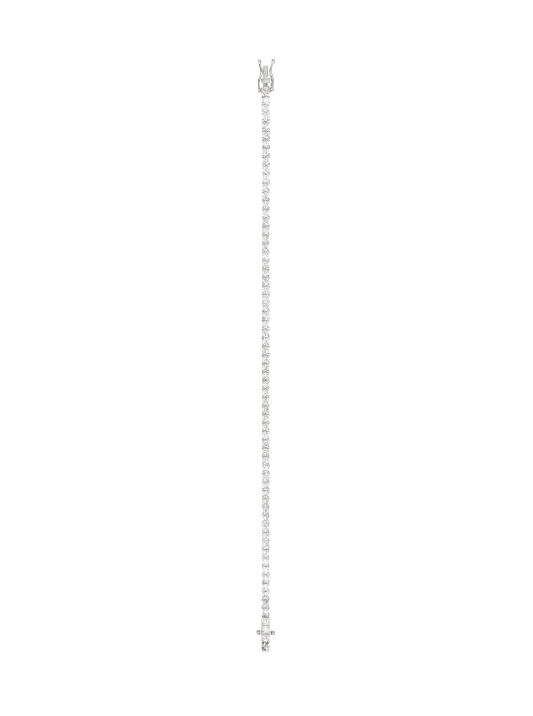 Dorsey 14K WHITE GOLD KATE ROUND CUT, 2.2MM LAB DIAMOND RIVIÈRE BRACELET