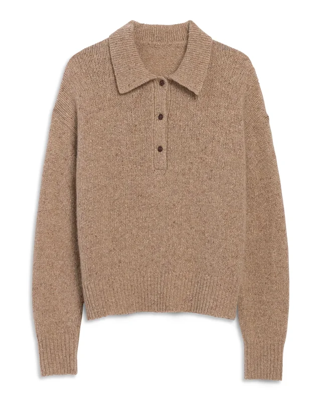 Jenni Kayne Burke Cashmere Polo Sweater