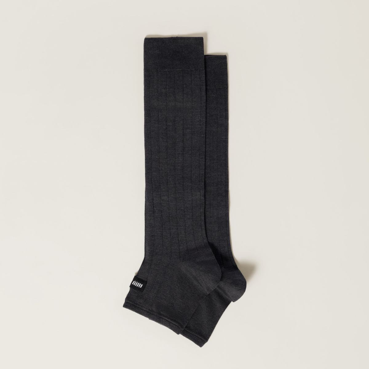 MIU MIU Silk knee-high socks