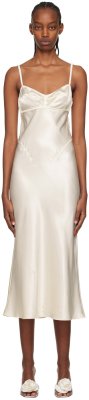 Anna October White Waterlily Midi Dress