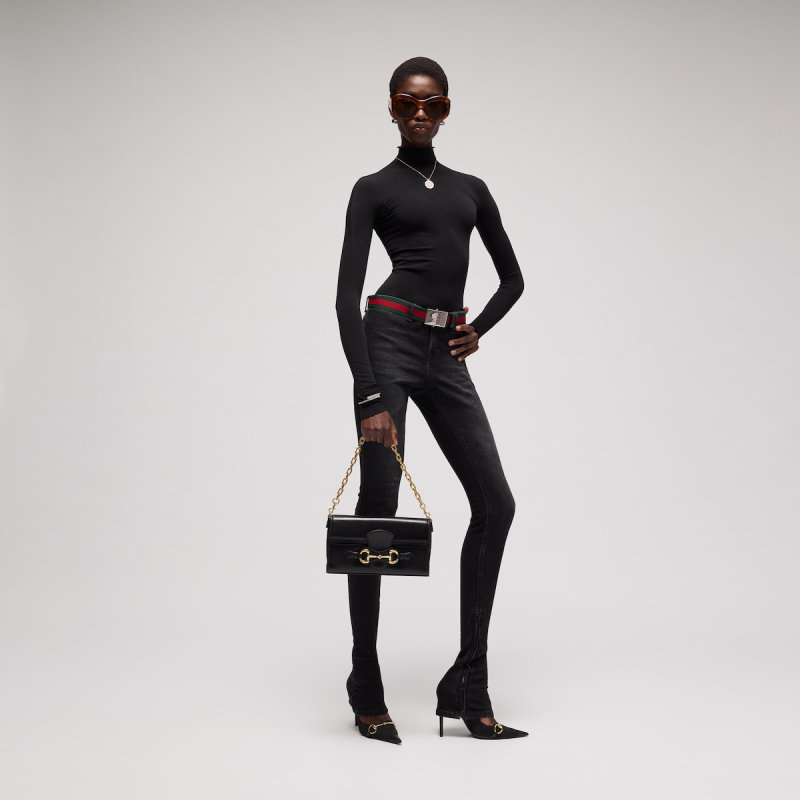 Gucci Seamless stretch nylon jersey top