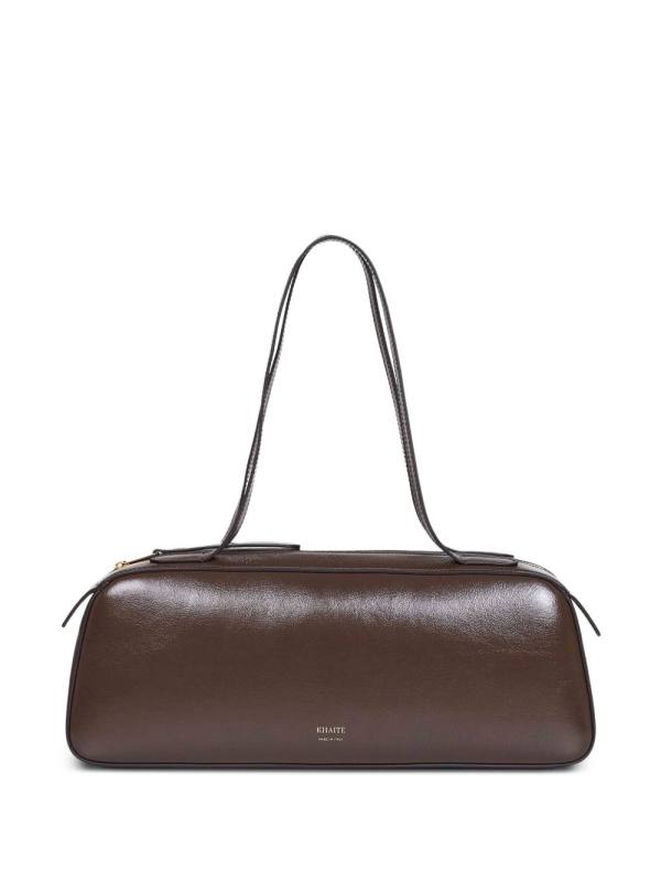 Khaite Simona crackle patent elongated tote bag