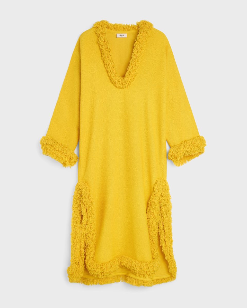 CELINE dress in viscose and wool natté