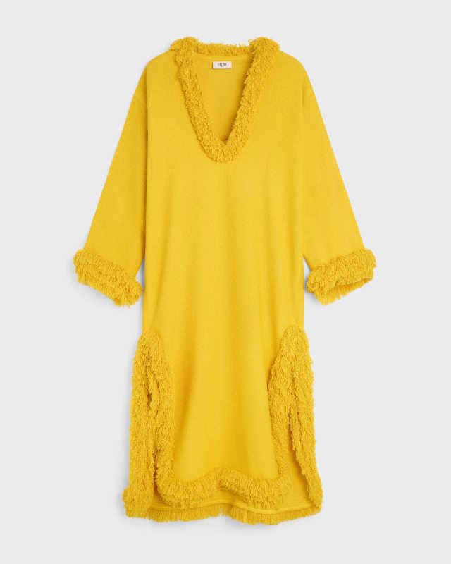 CELINE dress in viscose and wool natté