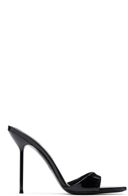 PARIS TEXAS Black Lidia Mule 105 Heeled Sandals